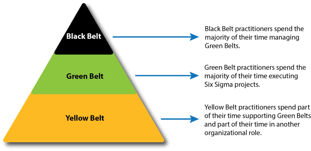 6 sigma belt levels